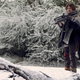 Daryl (Norman Reedus) posing for your next Christmas card.